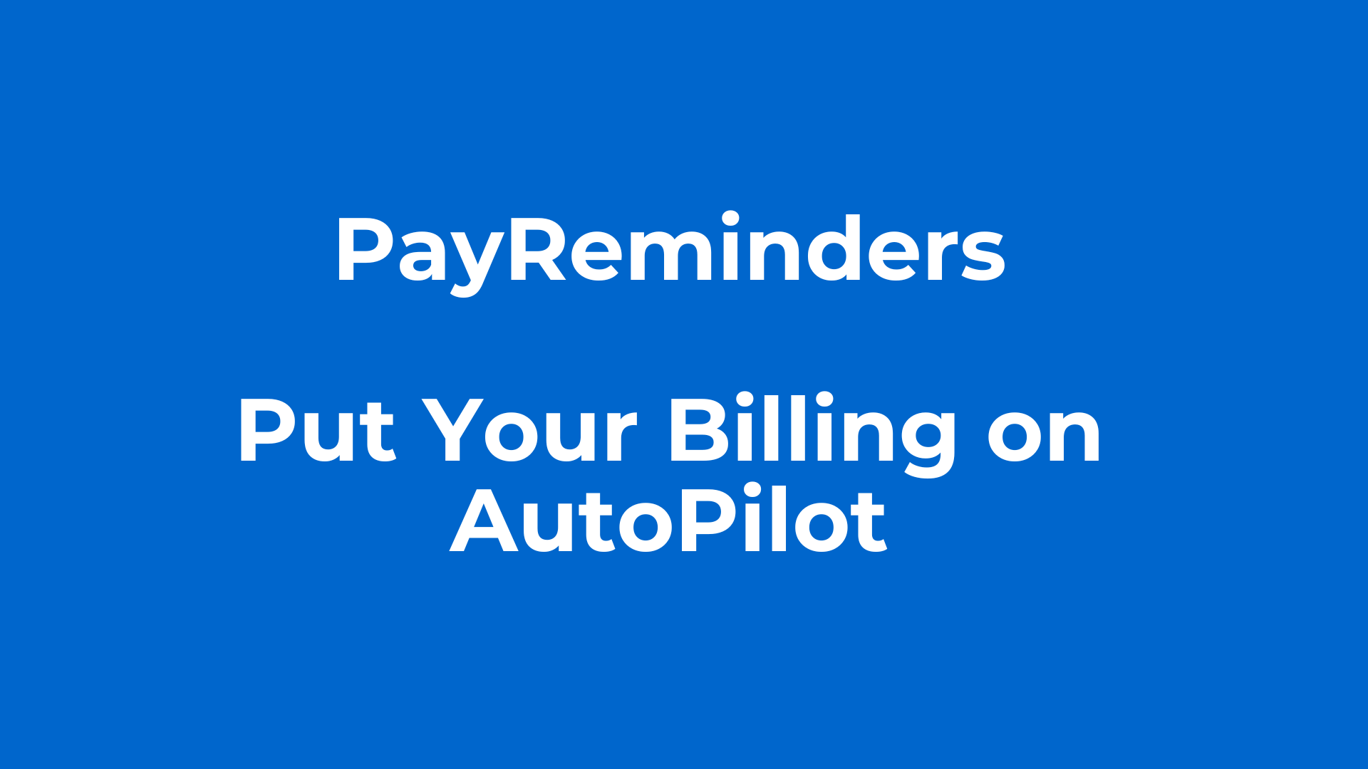 BillFlash PayReminders